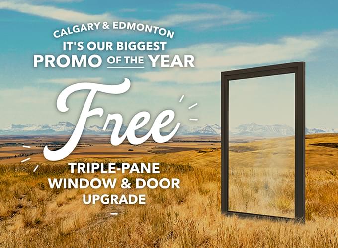 Free Triple-Pane Window Upgrade graphic