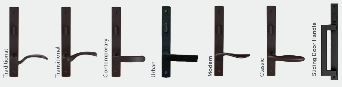 Door hardware style options