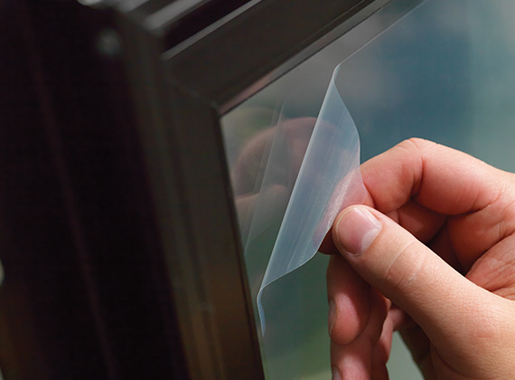 Preserve protective film peeling off easily